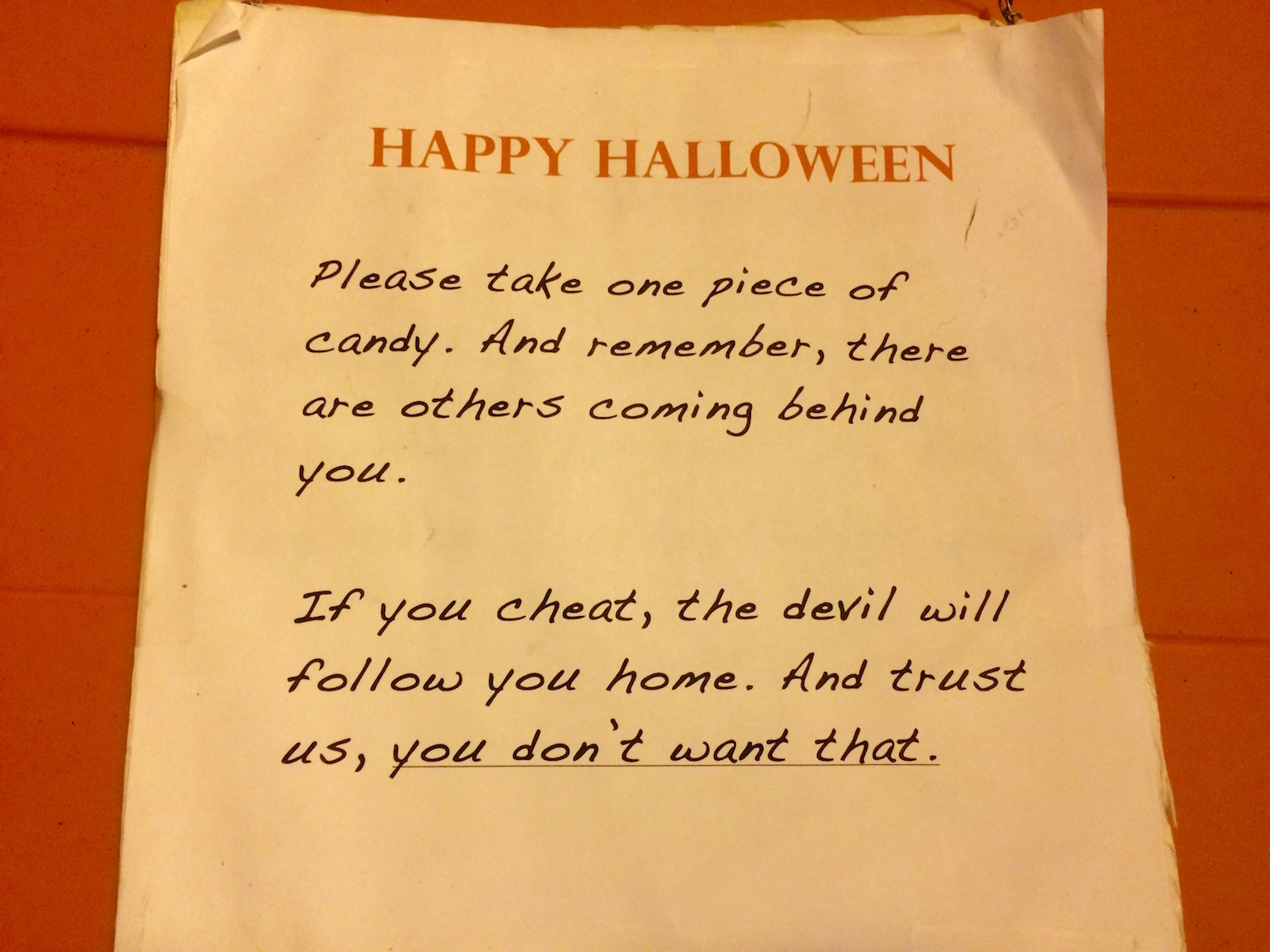 halloween sign